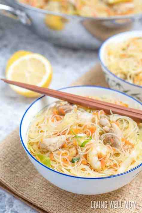 Asian Rice Noodles Tonight - Quick & Easy